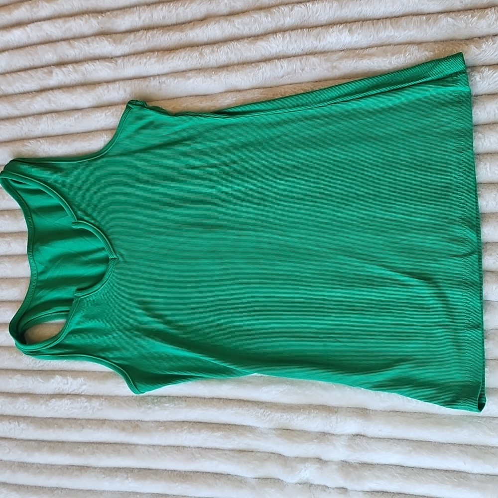 Green tank top